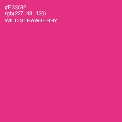 #E33082 - Wild Strawberry Color Image
